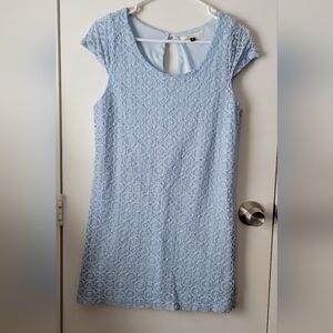 Francesca's Blue Lace Dress